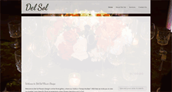 Desktop Screenshot of delsolflowers.com