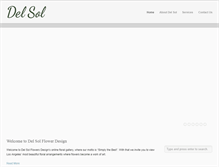 Tablet Screenshot of delsolflowers.com